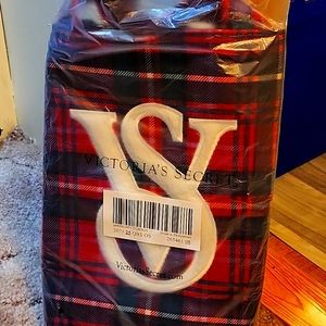 Victoria Secret Plaid Tote Bag